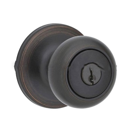 Kwikset Cove Keyed Entry Knob 400CV-11P-SMT-6AL-RCS